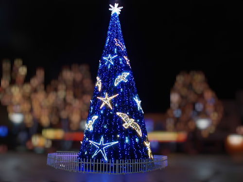 árbol navideño gigante led