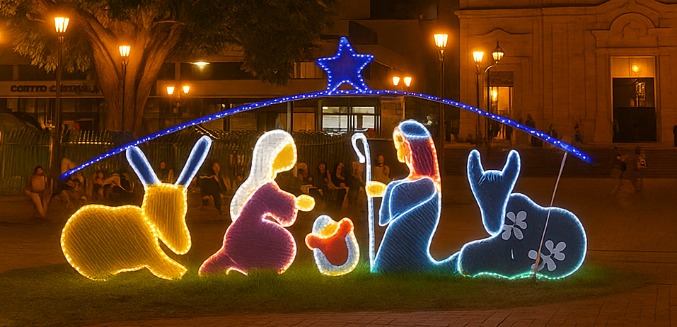 pesebre plaza central